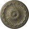 Ekena Millwork Flower Spiral Ceiling Medallion (Fits Canopies up to 2"), 12 1/4"OD x 2 1/4"P, Witch Hazel Crackle CM12FLWHC - alternate 1